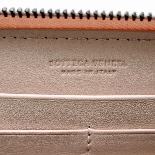 【美品】ボッテガ　イントレチャート　ラウンドファスナー　ダークブラウン　長財布 中古・古着通販】BOTTEGA VENETA (ボッテガベネタ) イントレチャート
