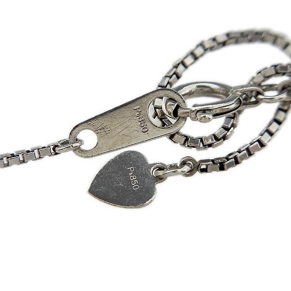 K18WG/Pt850 ネックレス ダイヤ入りクロス ペンダント D2.00ct/11.4g 
