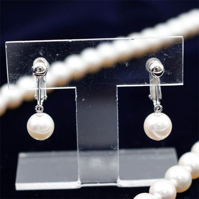 あこや真珠ネックレス 真珠ネックレス 7〜7.3mm K14WGクラスプ 