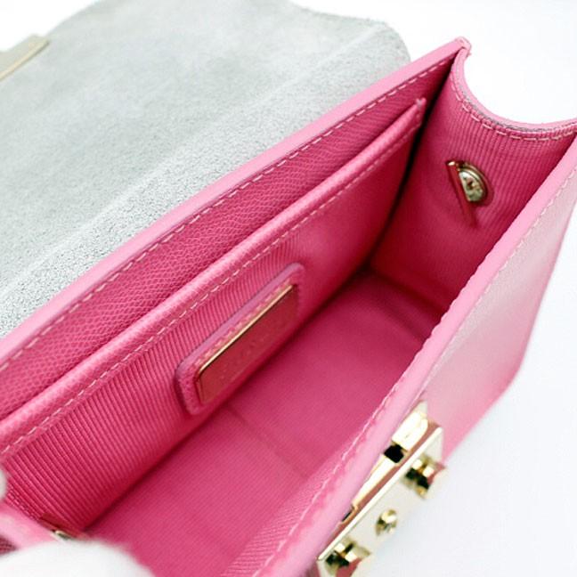FURLA フルラ チェーンポシェットバッグ レザー ピンク : 有限 FURLA フルラ チェーンポシェットバッグ レザー ピンク : 有限