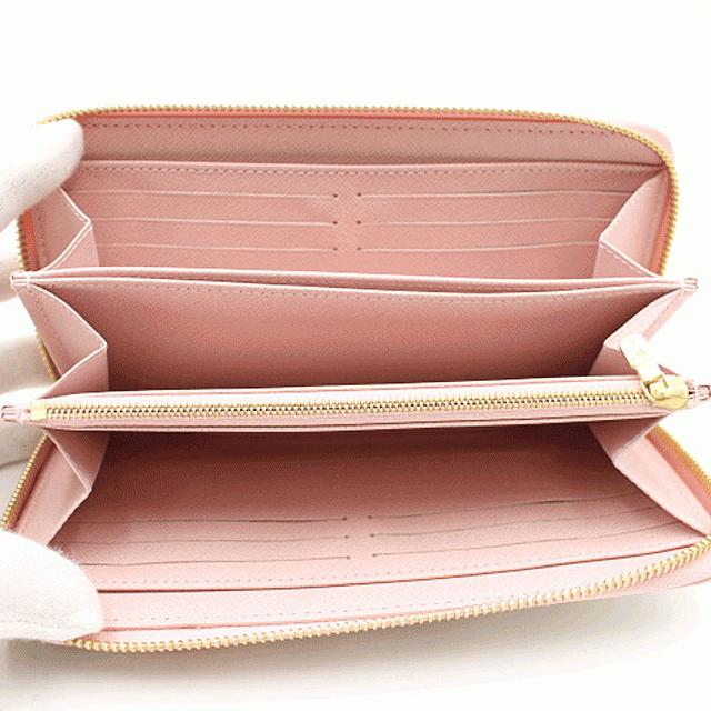 美品✨️ルイヴィトン　ダミエ　アズール　ジッピ－ウォレット　ローズバレリーヌ LOUIS VUITTON（ルイ・ヴィトン） ダミエアズール ジッピー