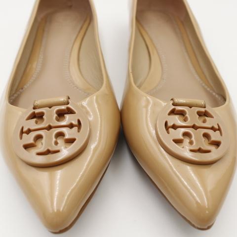 美品 トリーバーチ フラットシューズ ベージュ TORY BURCH トリーバーチ フラットシューズ・パンプス/ベージュ