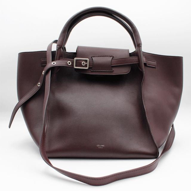 CELINEセリーヌ ビッグバッグスモールロングストラップ BIG BAG SMALL LONG STRAP 183313A4U　4T,28BD　ワインカラー｜tamaya0078