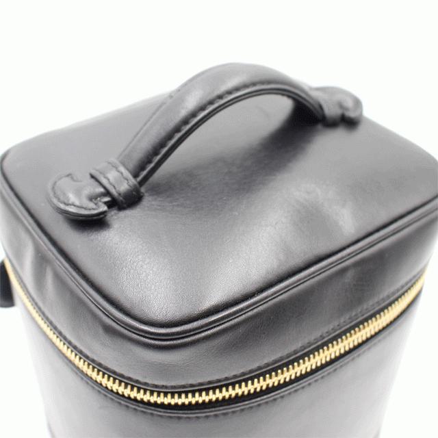 CHANEL CHANEL シャネル ラムスキン バニティバッグ ブラック CHANEL CHANEL シャネル ラムスキン バニティバッグ ブラック