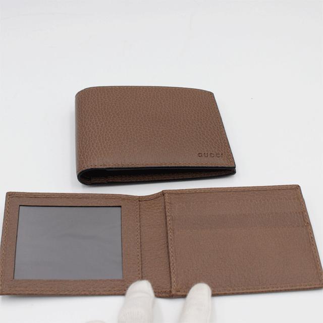 GUCCI GUUCI グッチ カーフレザー 二つ折り財布 パスケース付き 333042  