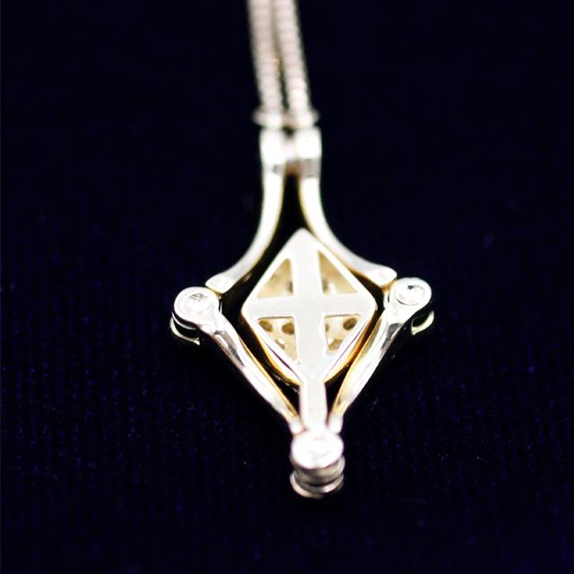K18ネックレス メレダイヤペンダント付 D:0.50ct 8.0g : 有限会社玉屋 