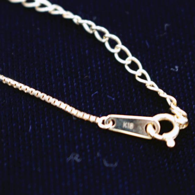 K18ネックレス メレダイヤペンダント付 D:0.50ct 8.0g : 有限会社玉屋 