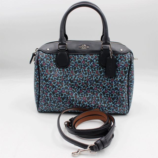 coach コーチ サッチェル ベネット ボストン 2wayネイビー美品　値下げ COACH（コーチ） ミニ ベネット サッチェル ハンドバッグ F59445 PVC