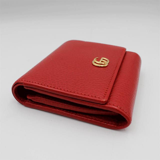GG Marmont グッチ GGマーモント 2つ折りコンパクトウォレット
