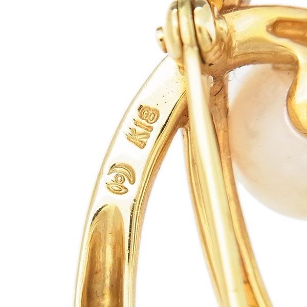 TASAKI（タサキ） 【田崎真珠】TASAKI K18あこや真珠ブローチ 7.28mm