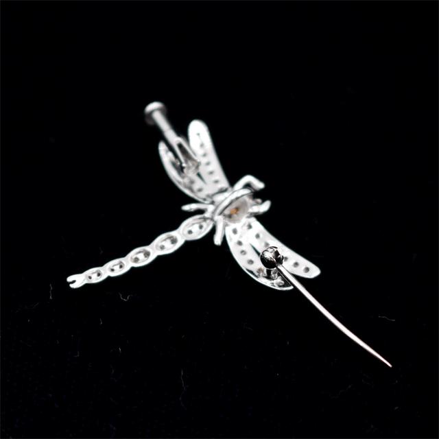 ダイヤモンド トンボのブローチ | Jewelry K18ホワイトゴールド SIMON 