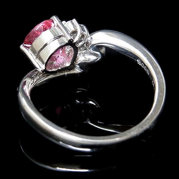 Pt900ピンクトルマリン指輪 1.05ct D 0.05ct 7.6g 10号 : 有限会社玉屋  