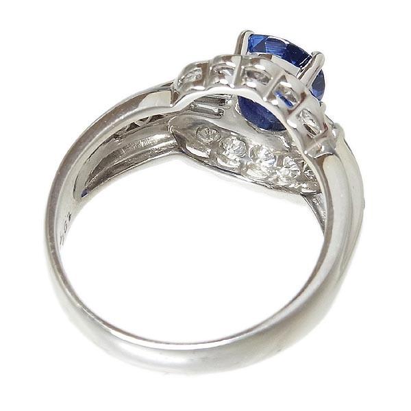 サファイヤファッションリング Pt900 サファイア指輪 S:1.90ct D:0.55 