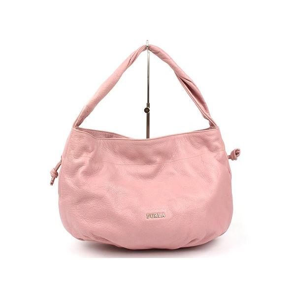 FURLA（フルラ） FURLA□ワンショルダーバッグ ピンク レザー 00386 