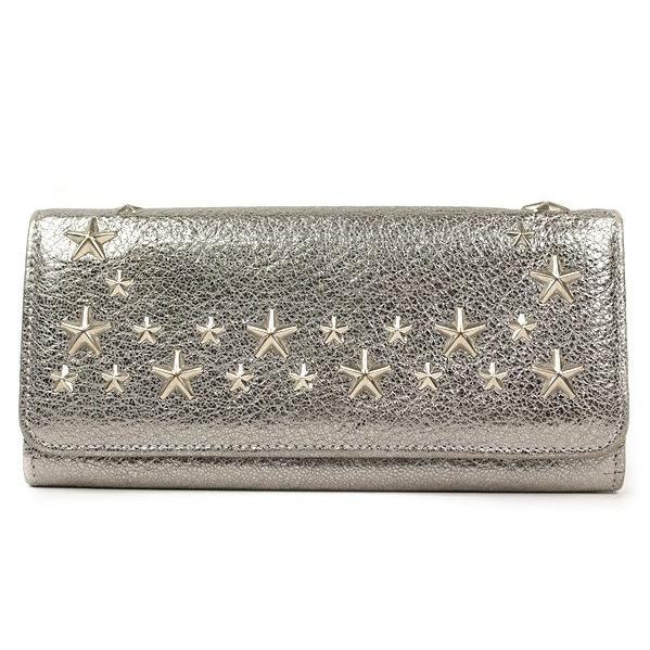 JIMMY CHOO ジミーチュウ 二つ折り長財布 スタースタッズ JIMMY CHOO ジミーチュウ 二つ折り長財布 スタースタッズ
