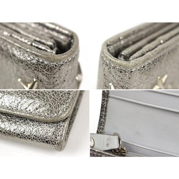 JIMMY CHOO ジミーチュウ 二つ折り長財布 スタースタッズ JIMMY CHOO ジミーチュウ 二つ折り長財布 スタースタッズ