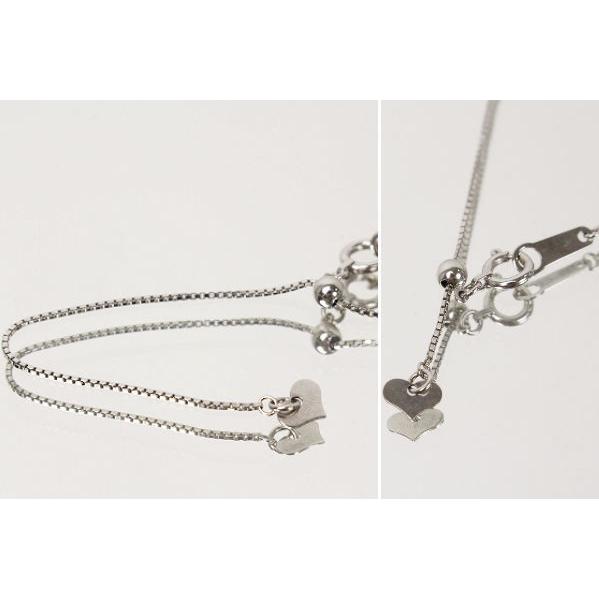3連 ダイヤモンド ネックレス 1.021ct K18 WG 18金 ホワイトゴールド 