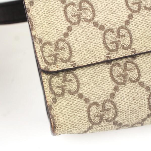 GUCCI（グッチ） 【美品】GUCCI 137376 GGスプリーム ウェストポーチ