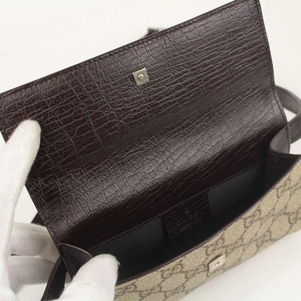 GUCCI（グッチ） 【美品】GUCCI 137376 GGスプリーム ウェストポーチ