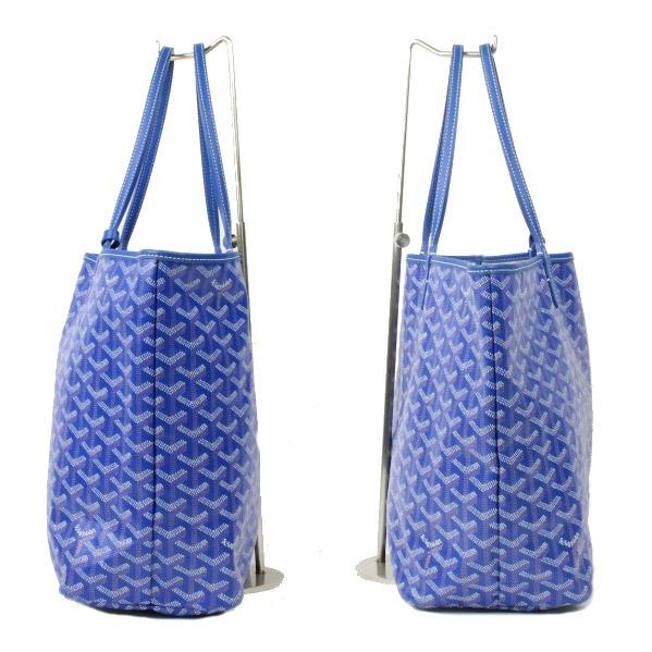 GOYARD ゴヤール サンルイ・PM トートバッグ ブルー 青 PVC GOYARD ゴヤール サンルイ・PM トートバッグ ブルー 青 PVC