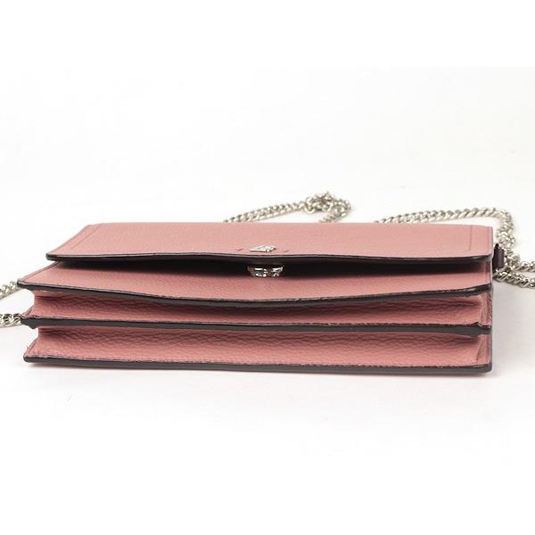 箱付/美品】バリー BALLY チェーンウォレット ピンク 10858 レディース 