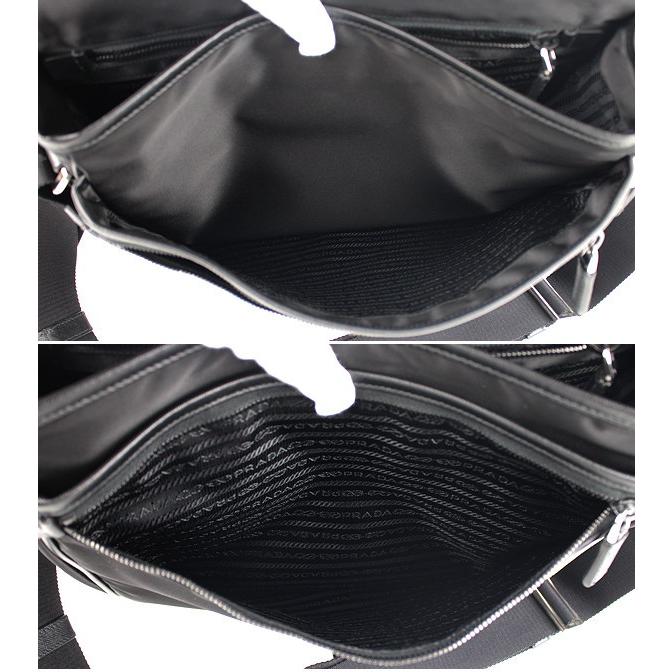 PRADA（プラダ） ショルダーバッグ V166 TESSUTO SAFFI NERO ブラック