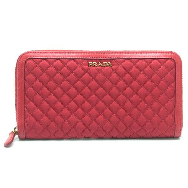 PRADA（プラダ） ラウンドファスナー長財布 1ML506 TESSUTO QUILTIN 