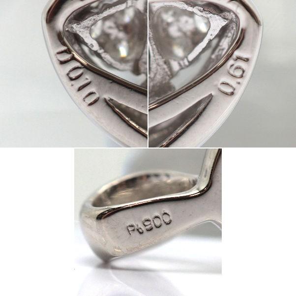 Pt900 天然オパールペンダントヘッド ブラックオパール 0.61ct Pt900 天然オパールペンダントヘッド ブラックオパール 0.61ct