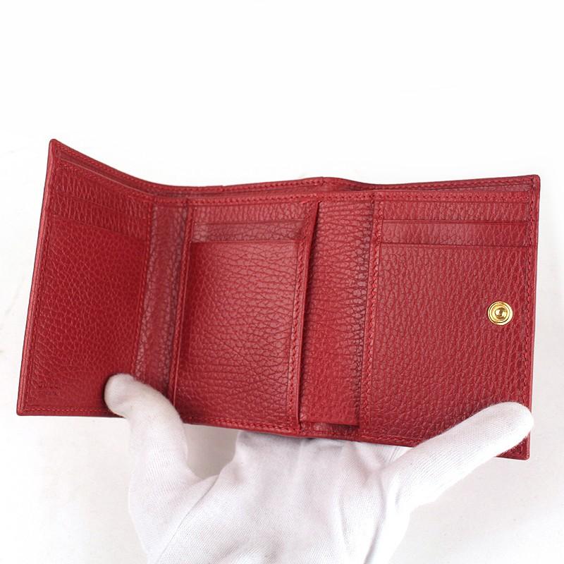GUCCI 【美品】グッチ プチマーモント 三つ折り財布 474746 GUCCI 【美品】グッチ プチマーモント 三つ折り財布 474746