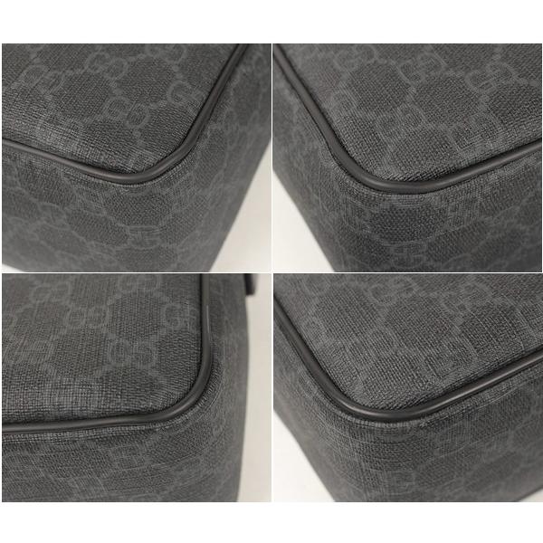 新品 グッチ GUCCI ショルダーバッグ GGスプリーム ブラック/グレー GUCCI（グッチ） ショルダーバッグ GGスプリームキャンバス/レザー