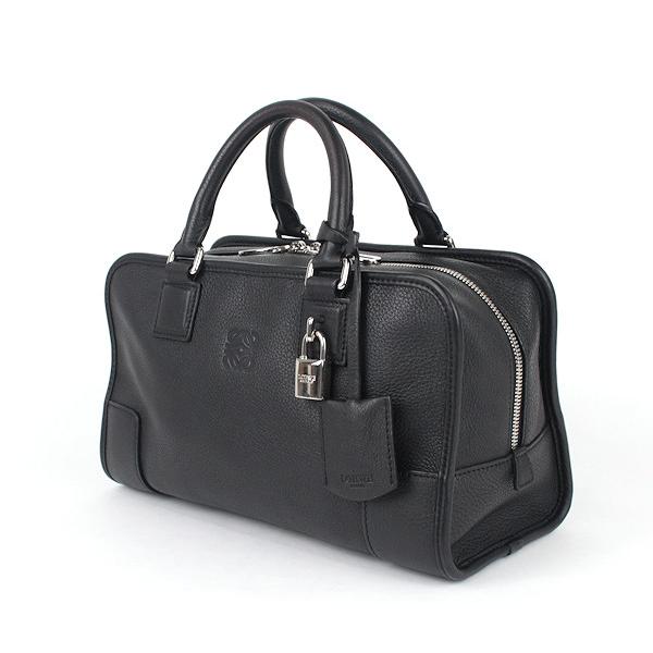 Amazona（LOEWE） 【美品】LOEWE ロエベ アマソナ28 黒 ハンドバッグ