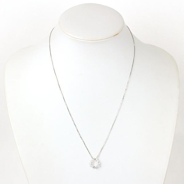 K18WG 2way ダイヤモンド ネックレス 0.50ct 18金 ホワイトゴールド