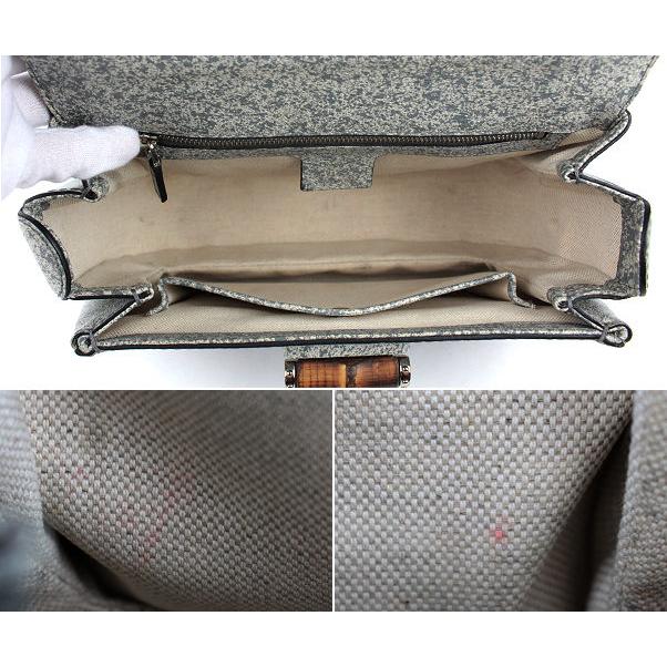 バンブー GUCCI グッチ ハンドバッグ 240242 イタリア製 レザー