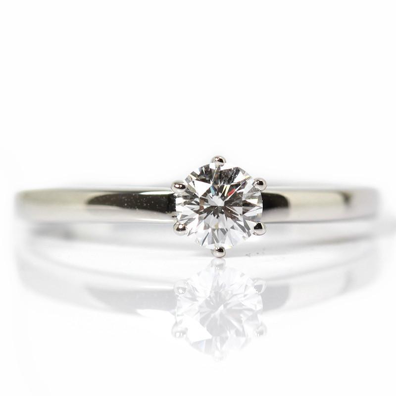 MIKIMOTO ミキモト ダイヤモンド リング 0.336ct Dカラー VVS-1 Pt950