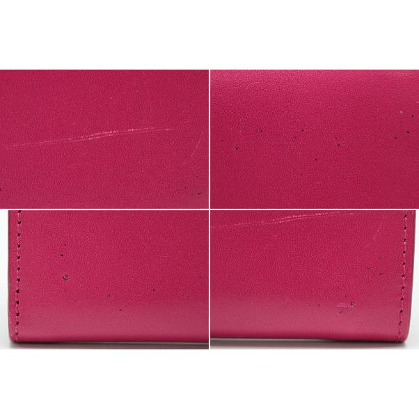 SAINT LAURENT 三つ折り財布 コンパクトウォレット ピンク