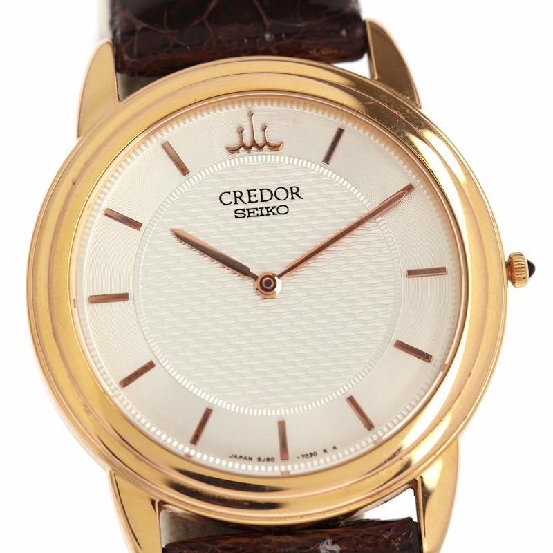 CREDOR セイコー クレドール 18K GBAT104 8J80-7020 クォーツ 金無垢
