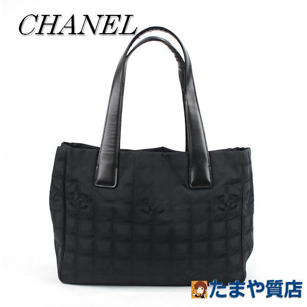 CHANEL シャネル ニュートラベルライン トートバッグ フランス製 黒 