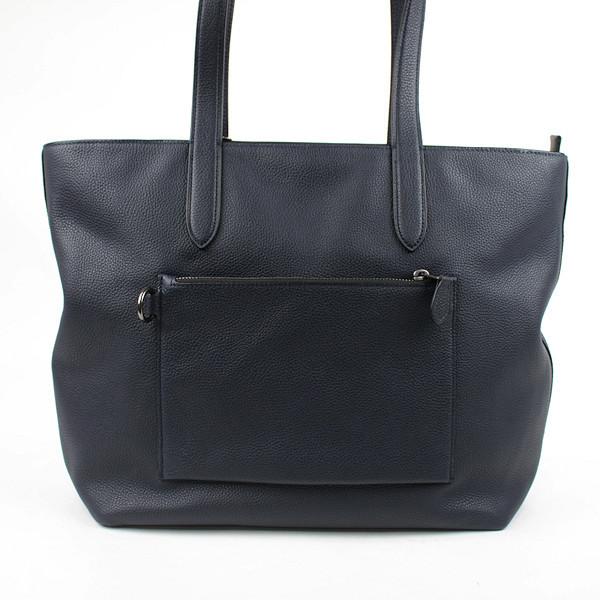 Coach コーチ メトロポリタンソフトトート 1 ミッドナイトネイビー レザー バッグ 肩掛け たまや質店 通販 Yahoo ショッピング