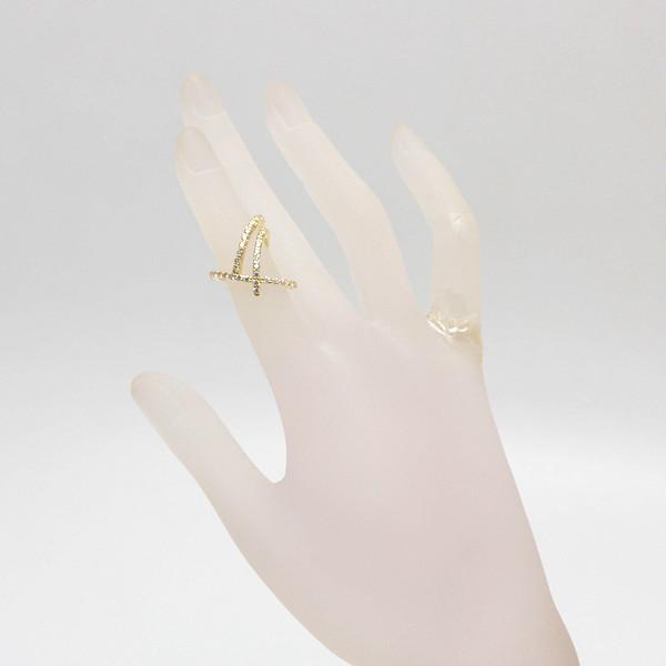 K18 プラチナ ダイヤモンドリング 7号 K18 ダイヤモンドリング 7号 0.82ct 18金 ゴールド 指輪 16612