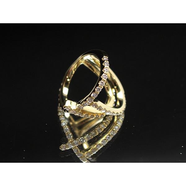 K18 ダイヤモンドリング 7号 0.82ct 18金 ゴールド 指輪 16612