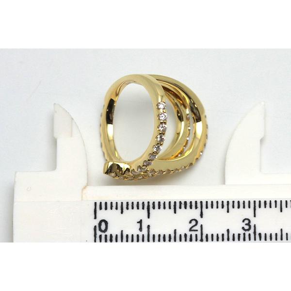 K18 プラチナ ダイヤモンドリング 7号 K18 ダイヤモンドリング 7号 0.82ct 18金 ゴールド 指輪 16612