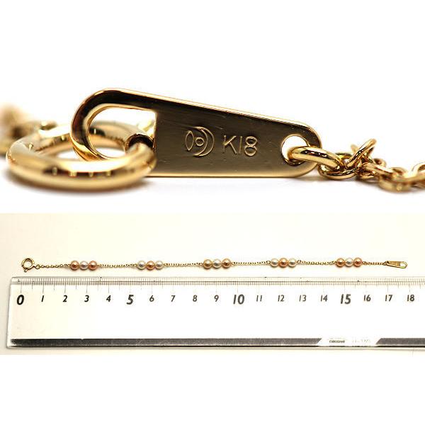 TASAKI タサキ パールブレスレット 約18cm 約2.6g K18 18金 TASAKI タサキ パールブレスレット 約18cm 約2.6g K18 18金