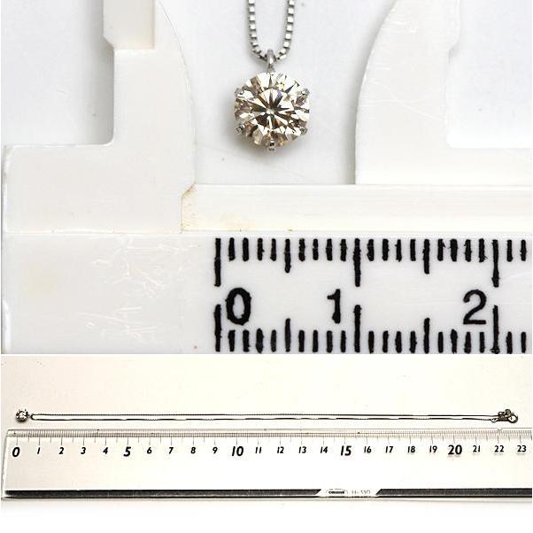 東急百貨店 ダイヤモンドプチネックレス 0.6ct 約44.5cm Pt850 Pt900