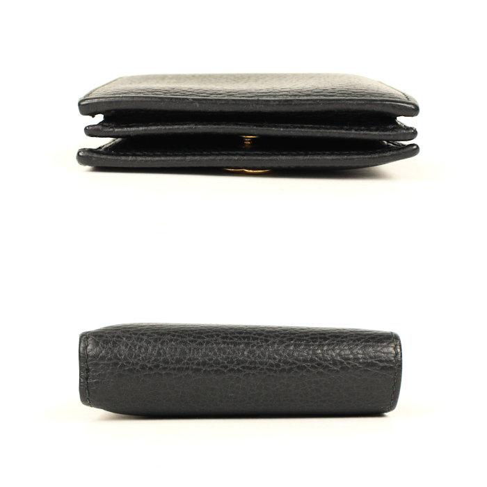 GG Marmont GUCCI グッチ 二つ折り財布 レザー 黒 456126 GGマーモント