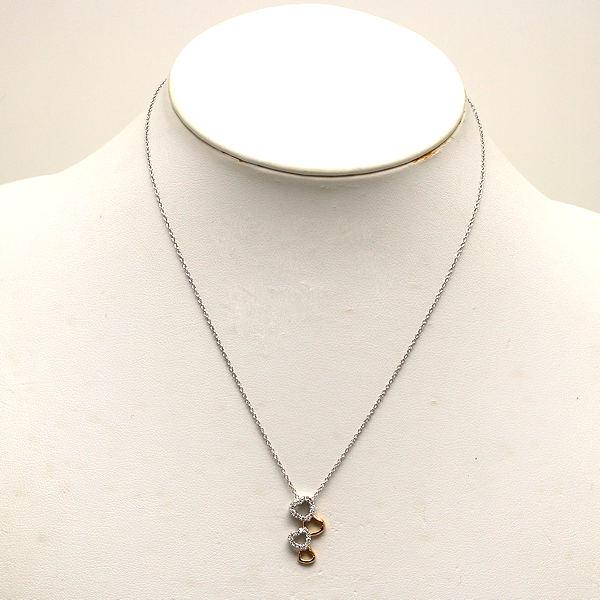 Ponte Vecchio（ポンテヴェキオ） ハートモチーフネックレス 約40cm