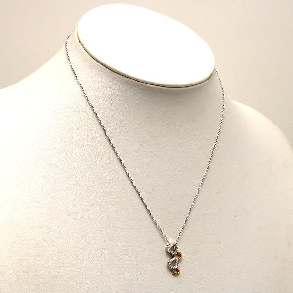 Ponte Vecchio（ポンテヴェキオ） ハートモチーフネックレス 約40cm