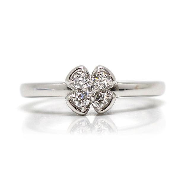 Ponte Vecchio ポンテヴェキオ ダイヤモンドフラワーリング 9号 0.20ct  