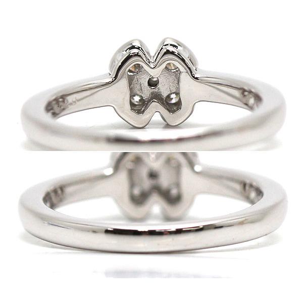 Ponte Vecchio ポンテヴェキオ ダイヤモンドフラワーリング 9号 0.20ct  