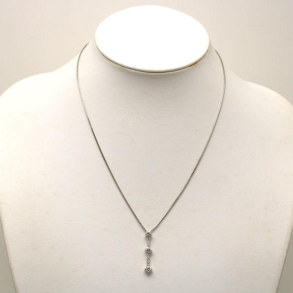 Pt850/Pt900 トリロジーネックレス 約45cm 約5.9g プラチナ  