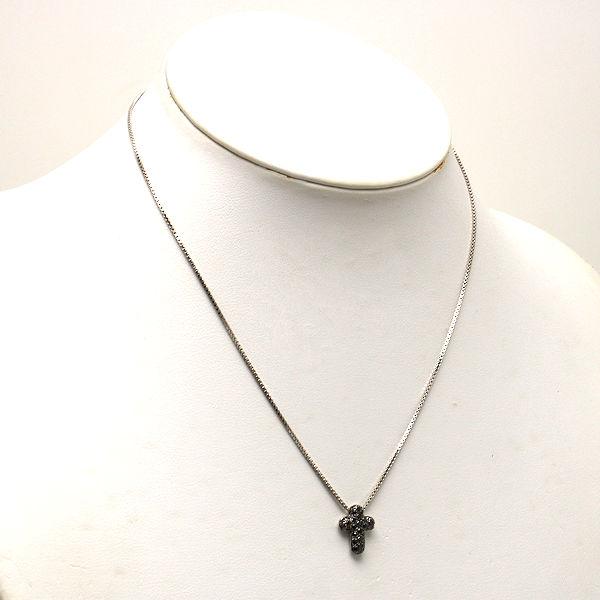 STAR JEWELRY（スタージュエリー） 十字架モチーフネックレス 約40cm